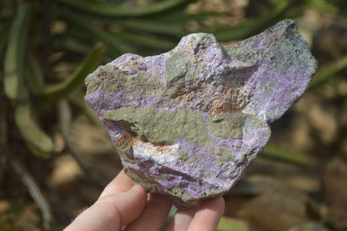 Natural Rough Stichtite & Serpentine Specimens x 3 From Barberton, South Africa - Toprock Gemstones and Minerals 