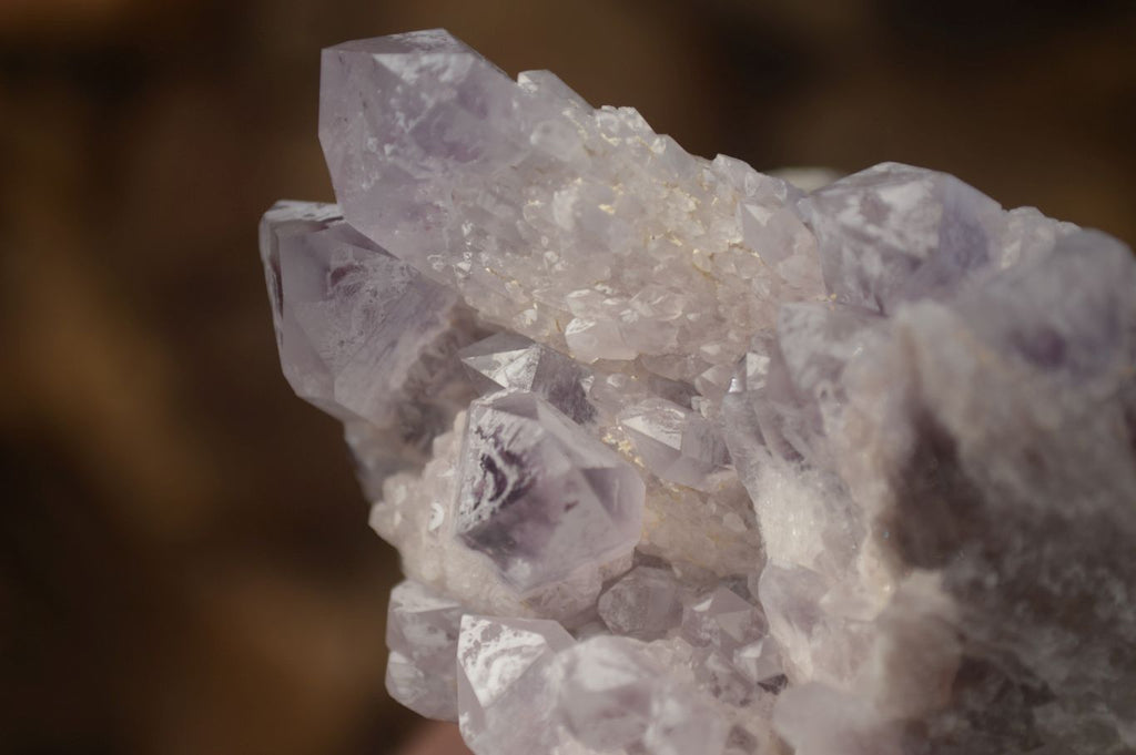Natural Sugar Amethyst Clusters  x 4 From Solwezi, Zambia - Toprock Gemstones and Minerals 