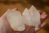 Natural Large Clear / White Quartz Crystals  x 12 From Madagascar - Toprock Gemstones and Minerals 