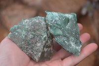 Natural Rough Jade Cobbed Specimens x 12 From Swaziland
