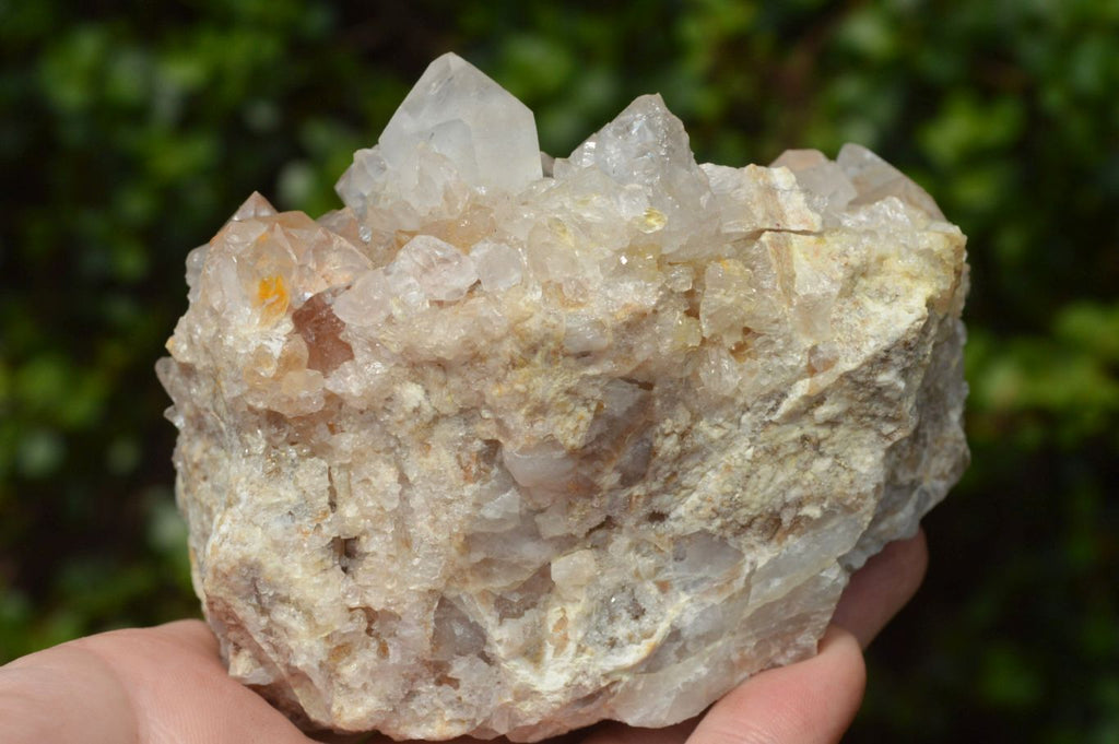 Natural White Spirit Quartz Clusters x 4 From Southern Africa - TopRock