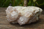 Natural White Spirit Quartz Clusters x 4 From Southern Africa - TopRock