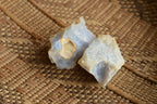Natural Mini Etched Blue Chalcedony Specimens  x 35 From Malawi - TopRock