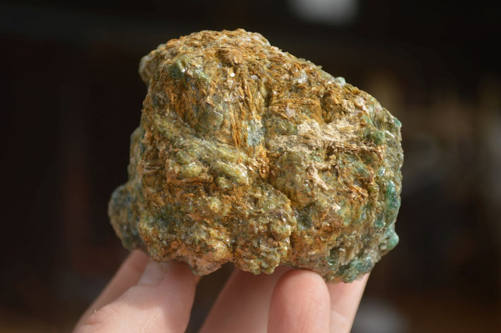 Natural Rare Emerald Mica In Matrix Cobbed Specimens x 12 From Mutoko, Zimbabwe - Toprock Gemstones and Minerals 