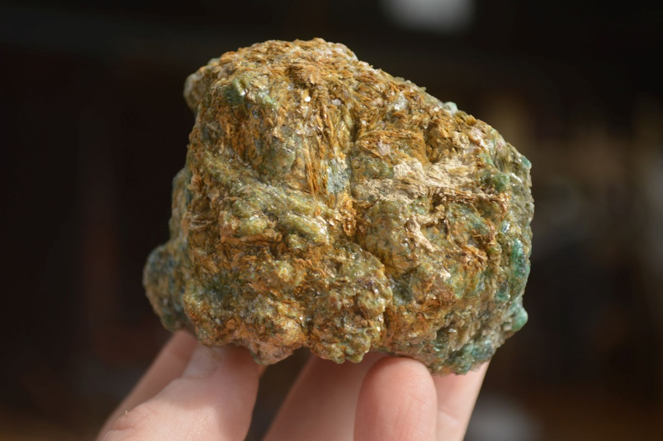 Natural Rare Emerald Mica In Matrix Cobbed Specimens x 12 From Mutoko, Zimbabwe - Toprock Gemstones and Minerals 