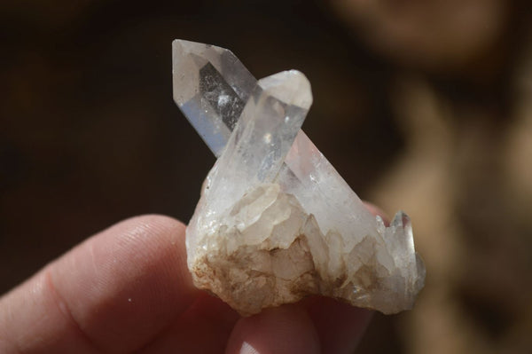 Natural Small Mixed Quartz Clusters  x 35 From Madagascar - Toprock Gemstones and Minerals 
