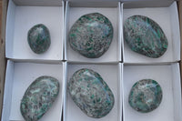 Polished Emerald In Matrix Standing Free Forms x 6 From Sandawana, Zimbabwe - TopRock