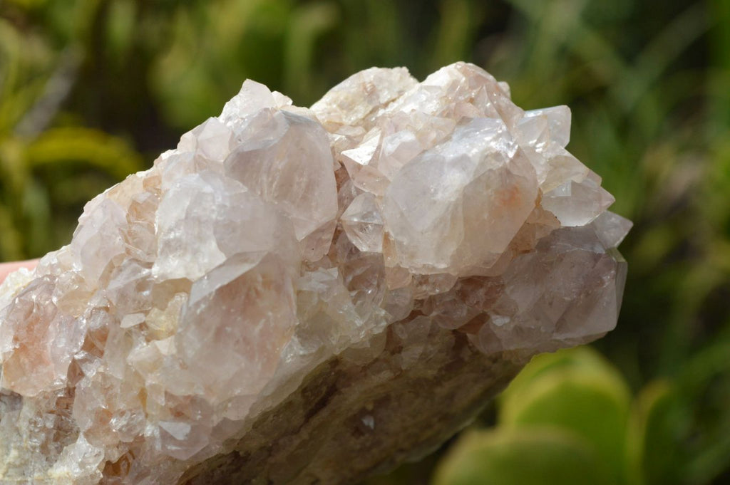 Natural White Spirit Quartz Clusters x 4 From Southern Africa - TopRock