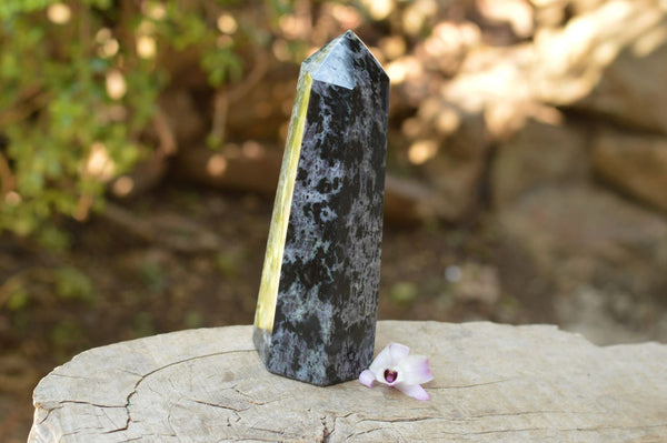 Polished Large Gabbro Merlinite Point  x 1 From Madagascar