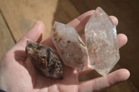 Polished Rare Inclusion Quartz Points x 6 From Madagascar - Toprock Gemstones and Minerals 