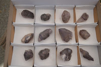 Natural Smokey Amethyst Crystals  x 12 From Chiredzi, Zimbabwe - Toprock Gemstones and Minerals 