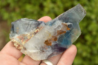Polished Semi Translucent Watermelon Fluorite Slices x 12 From Uis, Namibia - TopRock