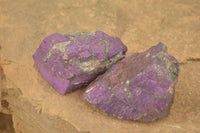 Natural Selected Rough Purpurite Specimens  x 6 From Uis, Namibia - TopRock