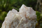 Natural White Spirit Quartz Clusters x 4 From Southern Africa - TopRock