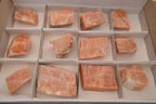 Natural New Sunset Orange Calcite Specimens  x 12 From Spitzkop, Namibia - Toprock Gemstones and Minerals 