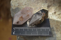 Polished Rare Inclusion Quartz Points x 6 From Madagascar - Toprock Gemstones and Minerals 