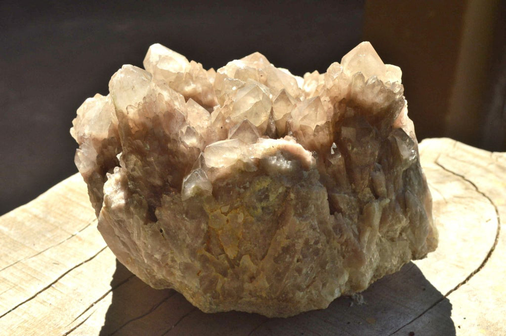 Natural Smokey Quartz Cluster (Minor Damage) x 1 From Luena, Congo - TopRock