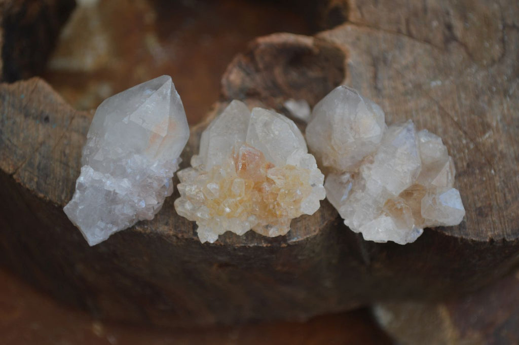 Natural Small Mixed Selection Of White Spirit Quartz Crystals  x 70 From Boekenhouthoek, South Africa - Toprock Gemstones and Minerals 