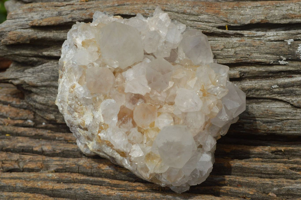 Natural White Spirit Quartz Clusters x 4 From Southern Africa - TopRock
