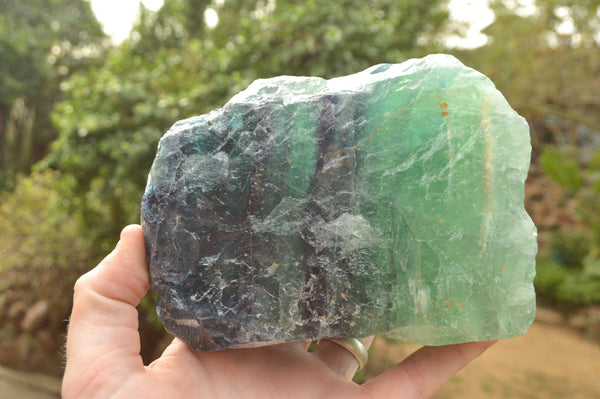 Natural Cobbed & Stone Sealed Watermelon Fluorite Pieces x 2 From Uis, Namibia - TopRock