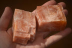 Natural New Sunset Orange Calcite Specimens  x 12 From Spitzkop, Namibia - Toprock Gemstones and Minerals 