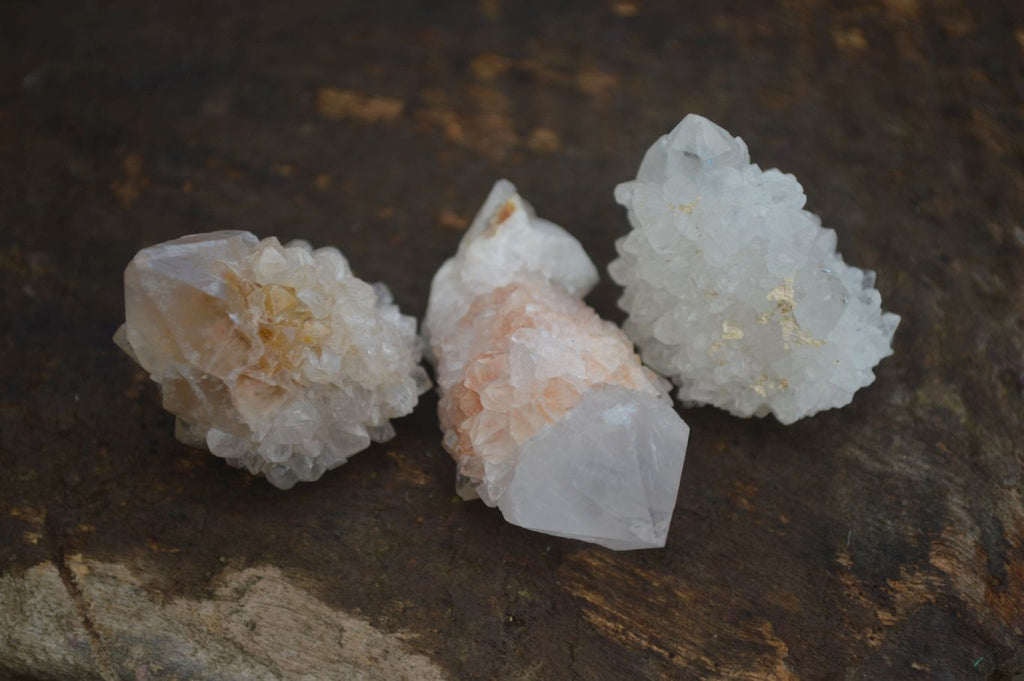 Natural Small Mixed Selection Of White Spirit Quartz Crystals  x 70 From Boekenhouthoek, South Africa - Toprock Gemstones and Minerals 