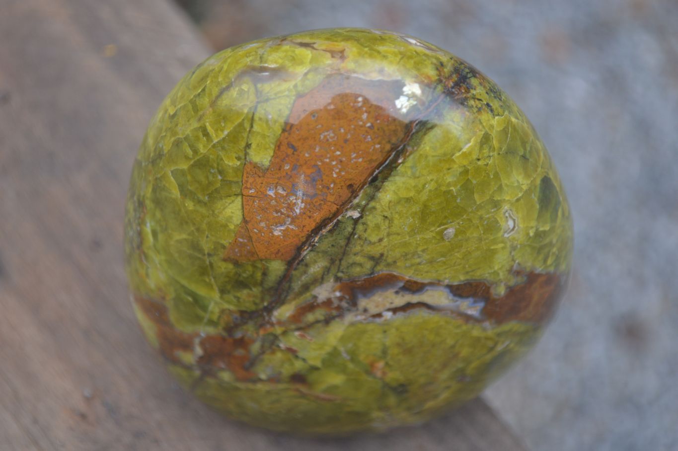 Polished Green Opal Standing Free Forms  x 2 From Madagascar - Toprock Gemstones and Minerals 