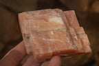 Natural New Sunset Orange Calcite Specimens  x 12 From Spitzkop, Namibia - Toprock Gemstones and Minerals 