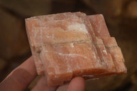 Natural New Sunset Orange Calcite Specimens  x 12 From Spitzkop, Namibia - Toprock Gemstones and Minerals 