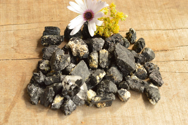 Natural Black Tourmaline / Schorl Crystals  x 2.5 Kg Lot From Zambia - TopRock