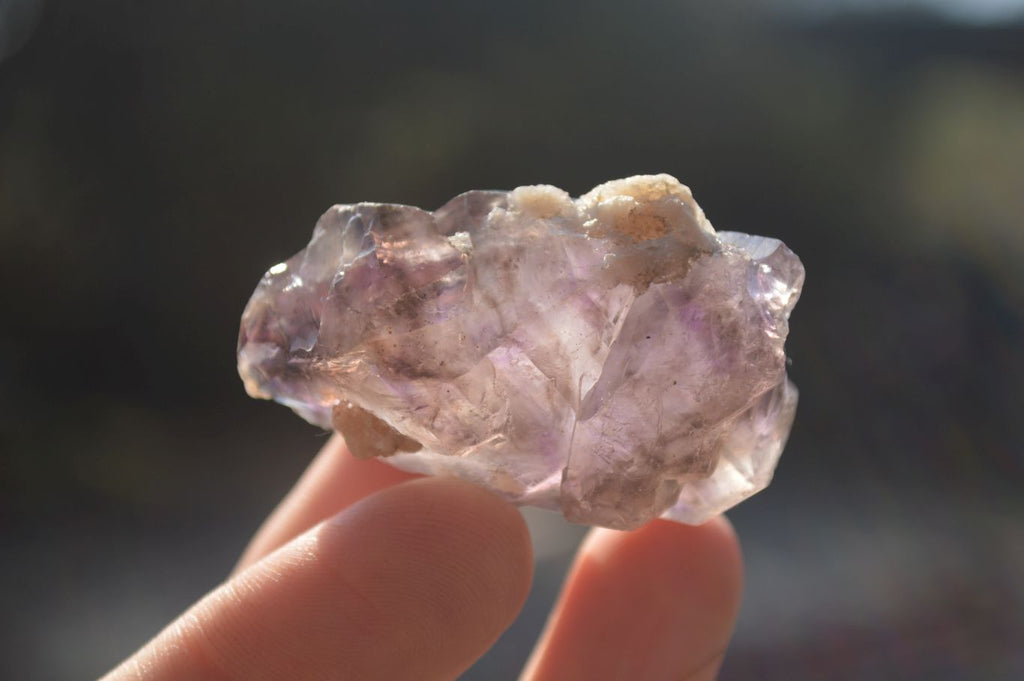 Natural Window Amethyst Crystal Specimens  x 12 From Chiredzi, Zimbabwe - Toprock Gemstones and Minerals 