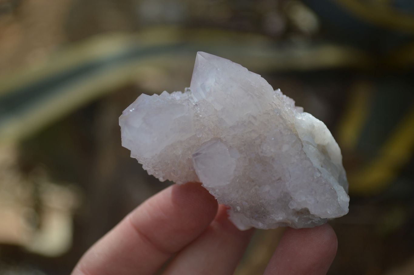 Natural Pale Lilac Spirit Quartz Clusters x 12 From Boekenhouthoek, South Africa - Toprock Gemstones and Minerals 
