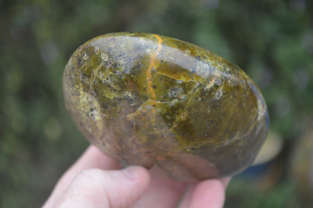 Polished Green Opal Standing Free Forms  x 2 From Madagascar - Toprock Gemstones and Minerals 