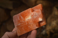 Natural New Sunset Orange Calcite Specimens  x 12 From Spitzkop, Namibia - Toprock Gemstones and Minerals 