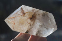 Polished Rare Inclusion Quartz Points x 6 From Madagascar - Toprock Gemstones and Minerals 