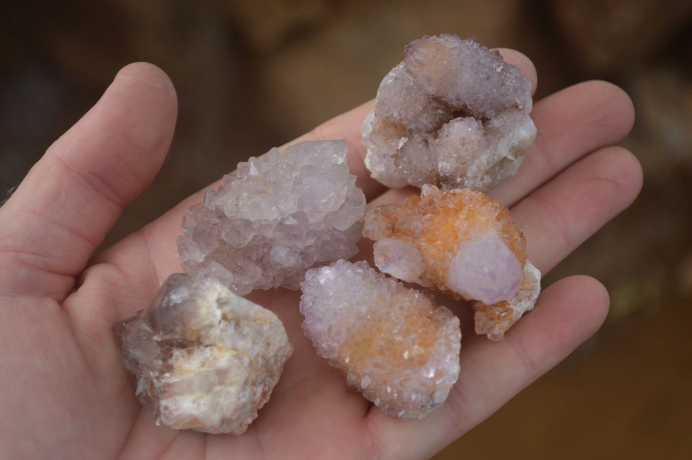 Natural Small Spirit Amethyst Quartz Crystals x 70 From Boekenhouthoek, South Africa - Toprock Gemstones and Minerals 