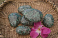 Polished Emerald In Matrix Standing Free Forms x 6 From Sandawana, Zimbabwe - TopRock