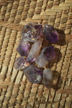 Natural Mini Smokey Window Amethyst Crystals  x 1 Kg Lot From Chiredzi, Zimbabwe - Toprock Gemstones and Minerals 