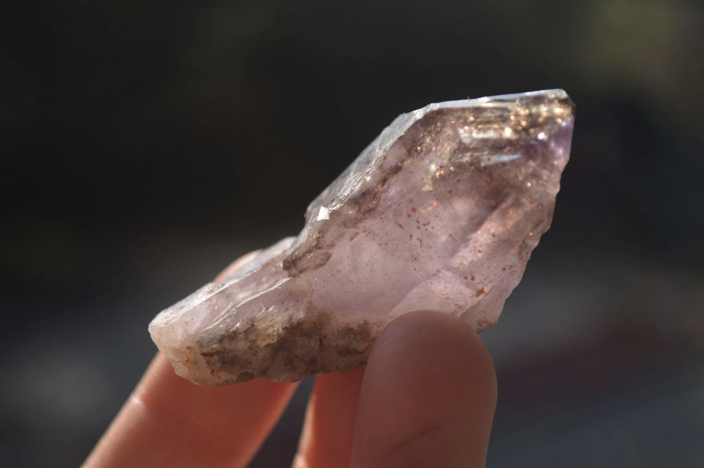 Natural Window Amethyst Crystal Specimens  x 12 From Chiredzi, Zimbabwe - Toprock Gemstones and Minerals 