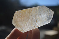 Polished Rare Inclusion Quartz Points x 6 From Madagascar - Toprock Gemstones and Minerals 