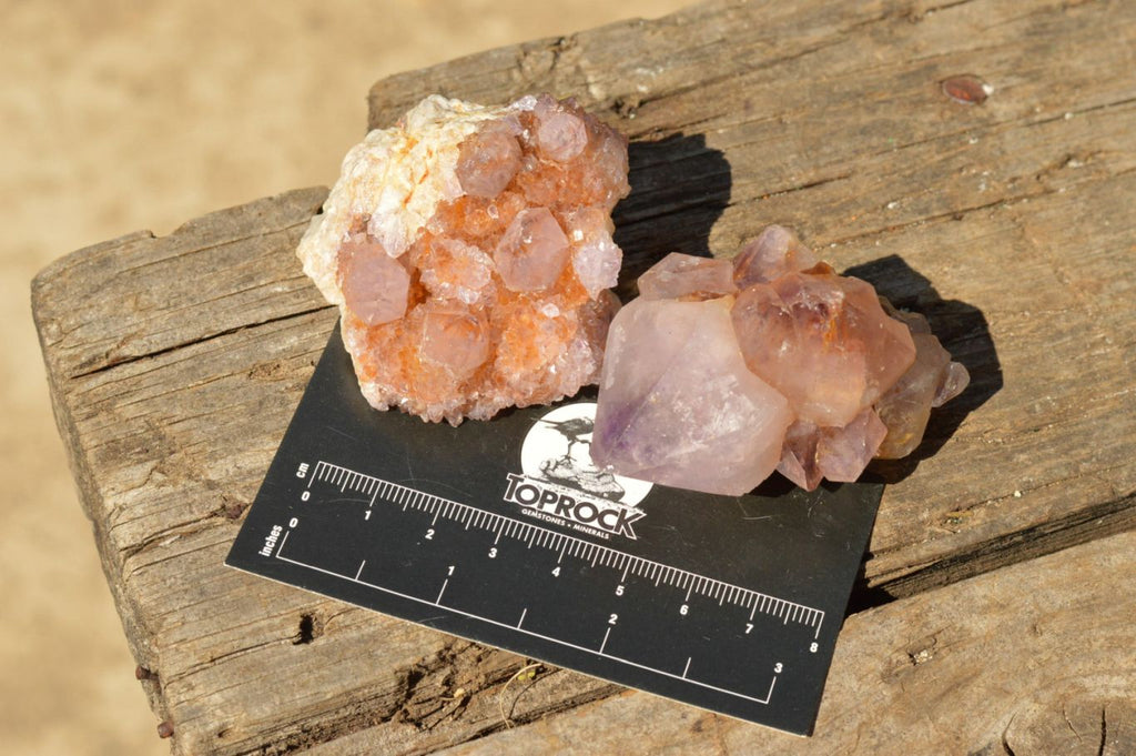 Natural Mixed Selection Of Spirit Cactus Quartz Clusters  x 14 From Boekenhouthoek, South Africa - TopRock