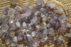 Natural Mini Smokey Window Amethyst Crystals  x 1 Kg Lot From Chiredzi, Zimbabwe - Toprock Gemstones and Minerals 