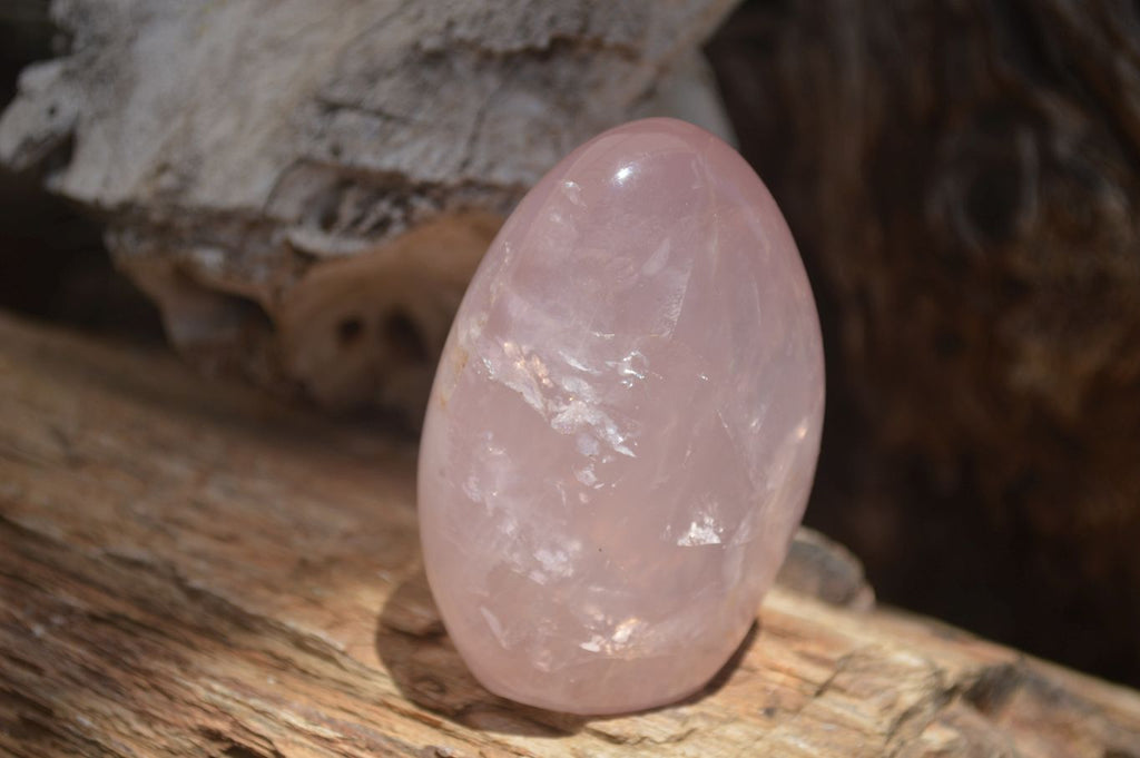 Polished Gemmy Pink Rose Quartz Standing Free Forms  x 6 From Ambatondrazaka, Madagascar - TopRock