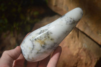 Polished Dendritic Opal Standing Free Forms  x 3 From Moralambo, Madagascar - Toprock Gemstones and Minerals 