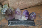 Polished Window Amethyst Point With Hints Of Smokey Quartz x 20 From Ankazobe, Madagascar - Toprock Gemstones and Minerals 