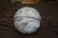 Polished Rubellite Pink Tourmaline Matrix Sphere x 1 From Madagascar - Toprock Gemstones and Minerals 