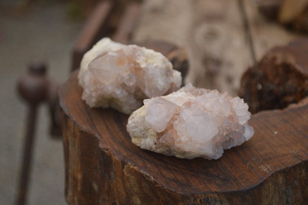 Natural Spirit Quartz Clusters  x 18 From Boekenhouthoek, South Africa - TopRock