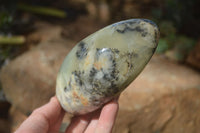 Polished Dendritic Opal Standing Free Forms  x 3 From Moralambo, Madagascar - Toprock Gemstones and Minerals 