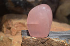 Polished Gemmy Pink Rose Quartz Standing Free Forms  x 6 From Ambatondrazaka, Madagascar - TopRock