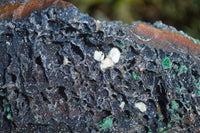 Natural Drusy Coated Ball Malachite On Dolomite Specimen x 1 From Likasi, Congo - Toprock Gemstones and Minerals 